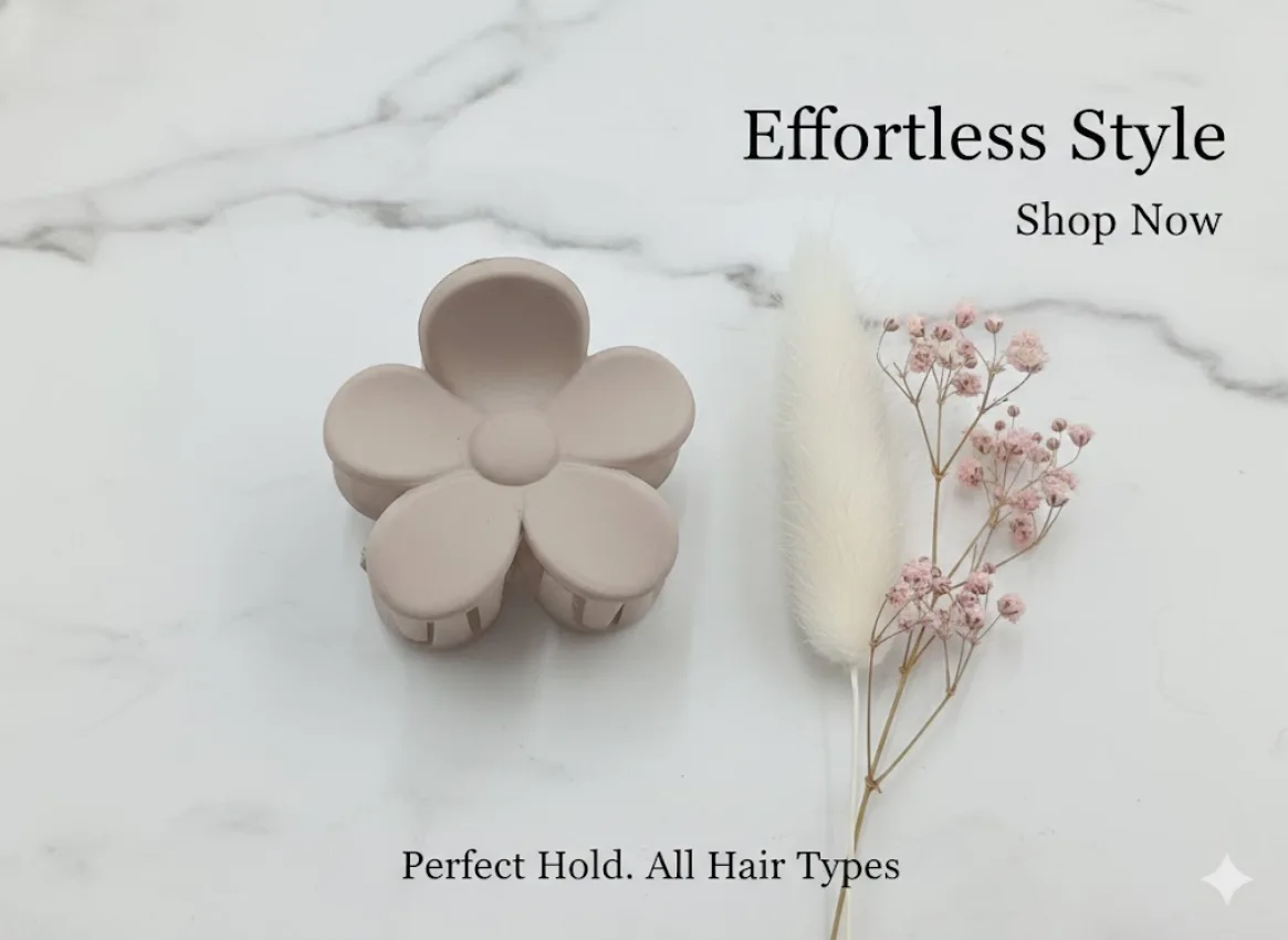 Flower Hair Clip