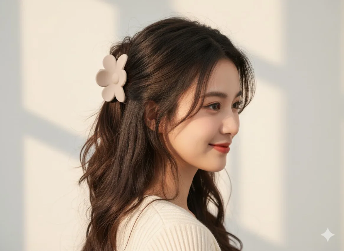 Flower Hair Clip