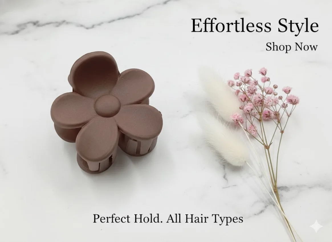 Flower Shaped Hair Clip