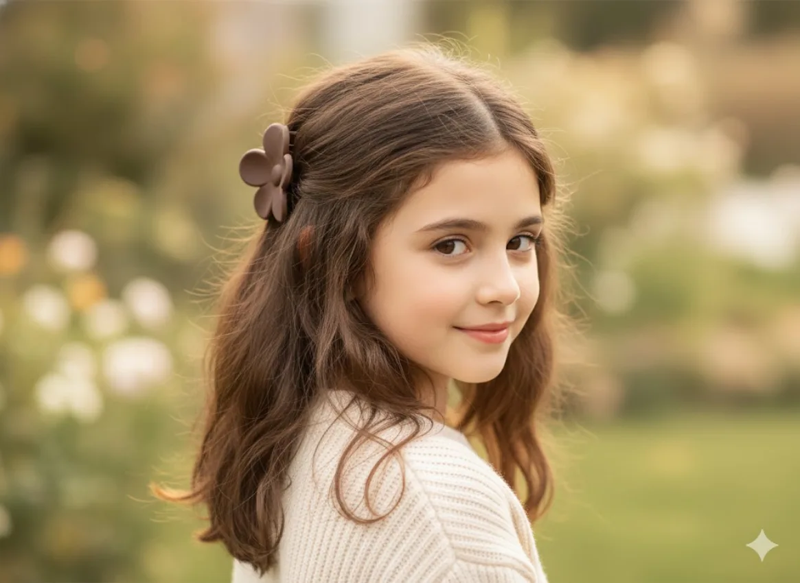 Flower Shaped Hair Clip