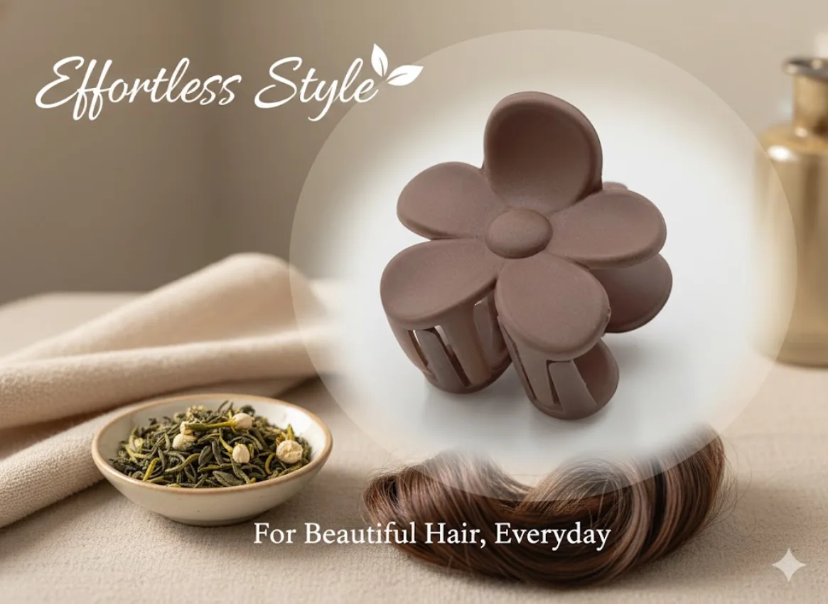 Flower Shaped Hair Clip