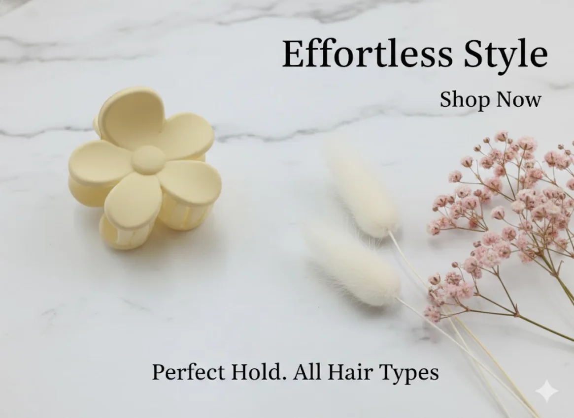 Flower Hair Clip