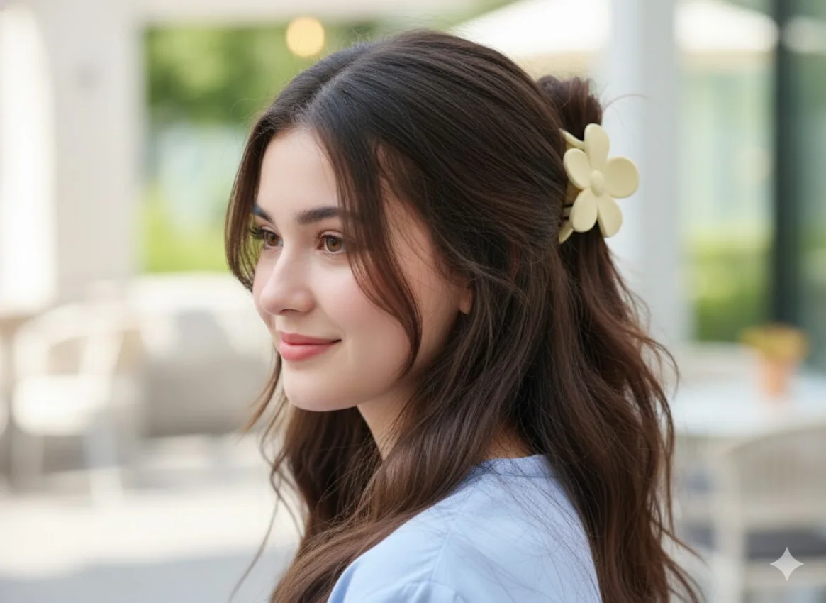 Flower Hair Clip