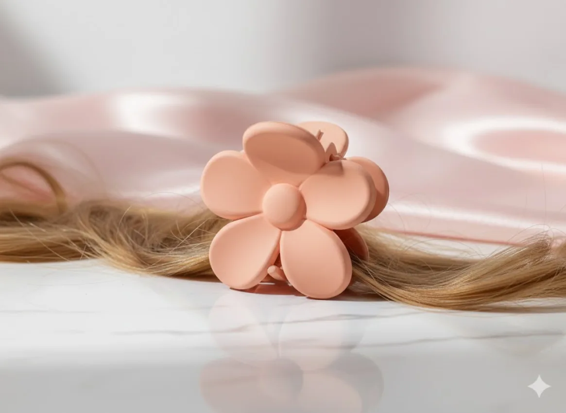 Flower Hair Claw Clip