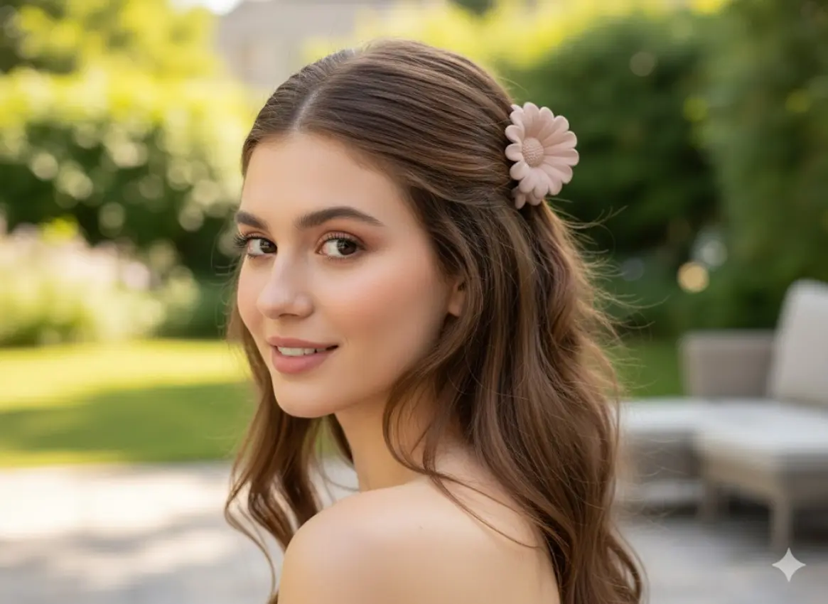 Flower Hair Clip