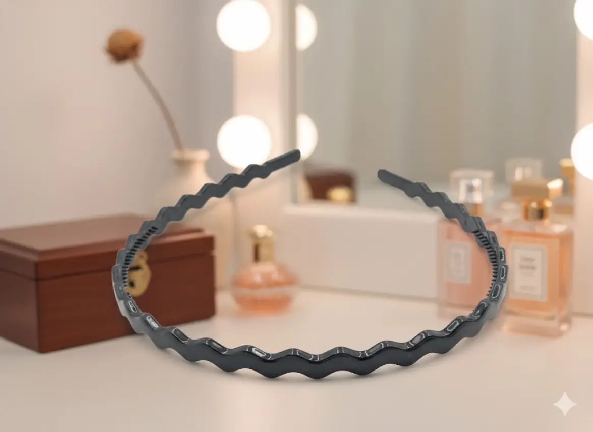 Wavy Metal Headband
