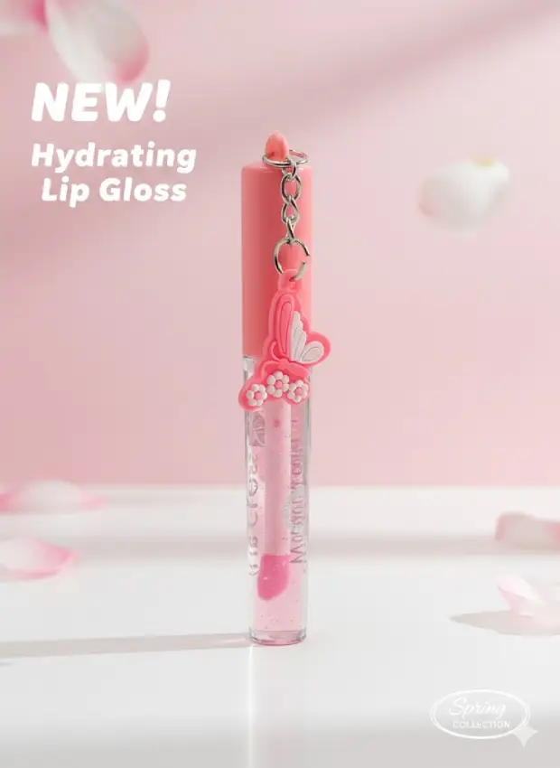 Butterfly Charm Lip Gloss Set