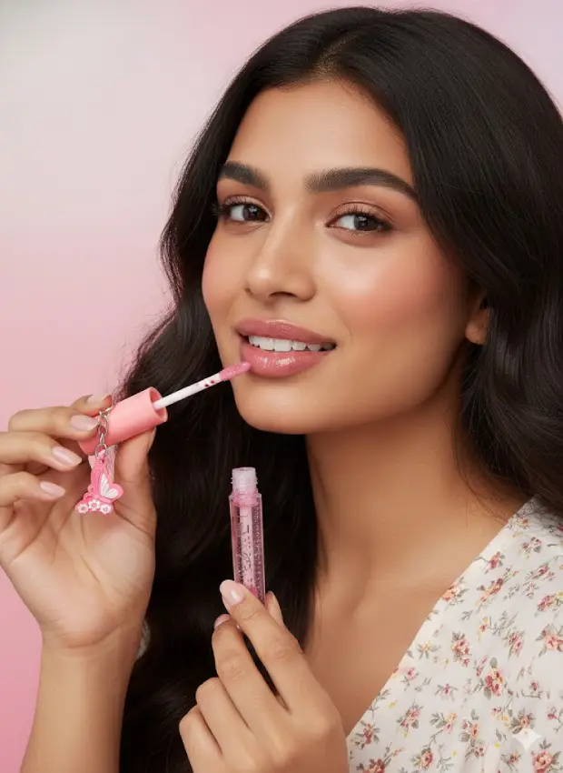 Butterfly Charm Lip Gloss Set