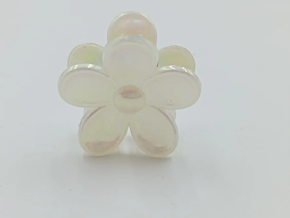 Pearlescent Flower Hair Clip