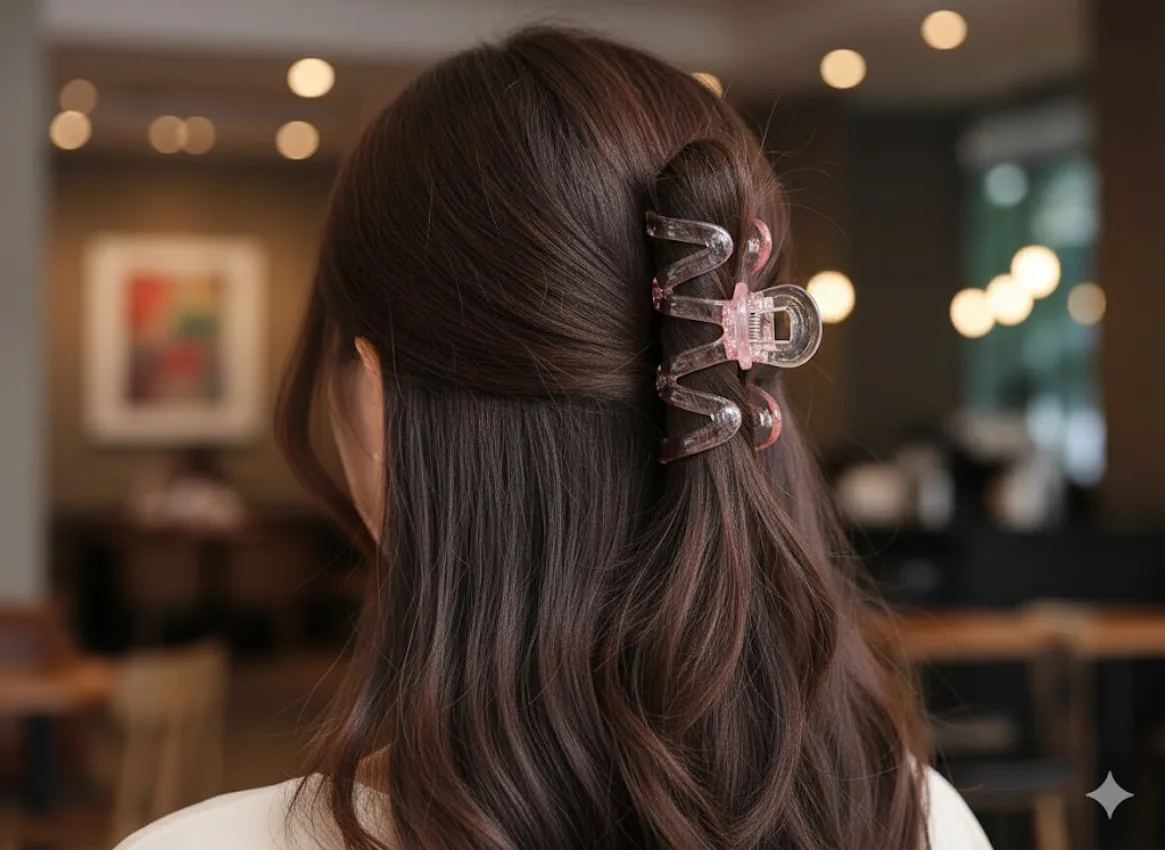 Transparent Hair Claw Clip