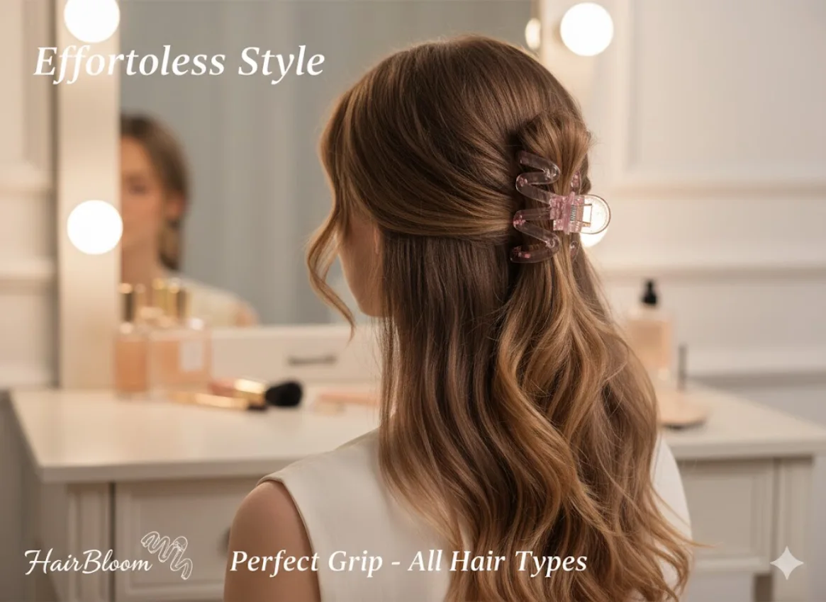 Transparent Hair Claw Clip