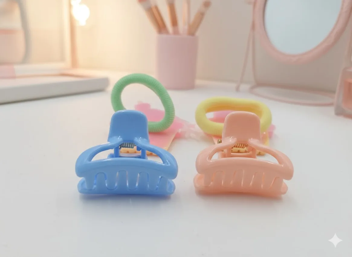 Cupcake Hair Clips