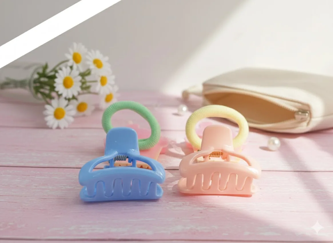 Cupcake Hair Clips