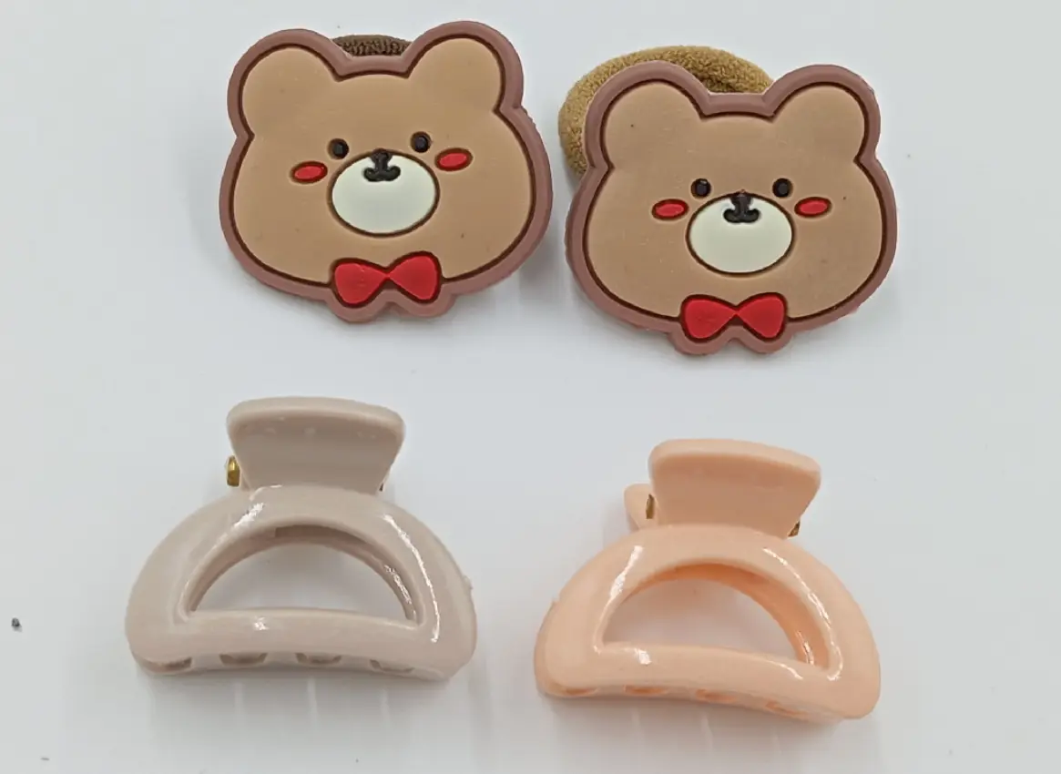 Cute Bear Hair Accessories Set