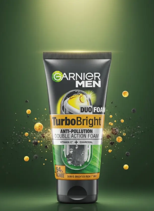 Garnier Men TurboBright Duo Foam