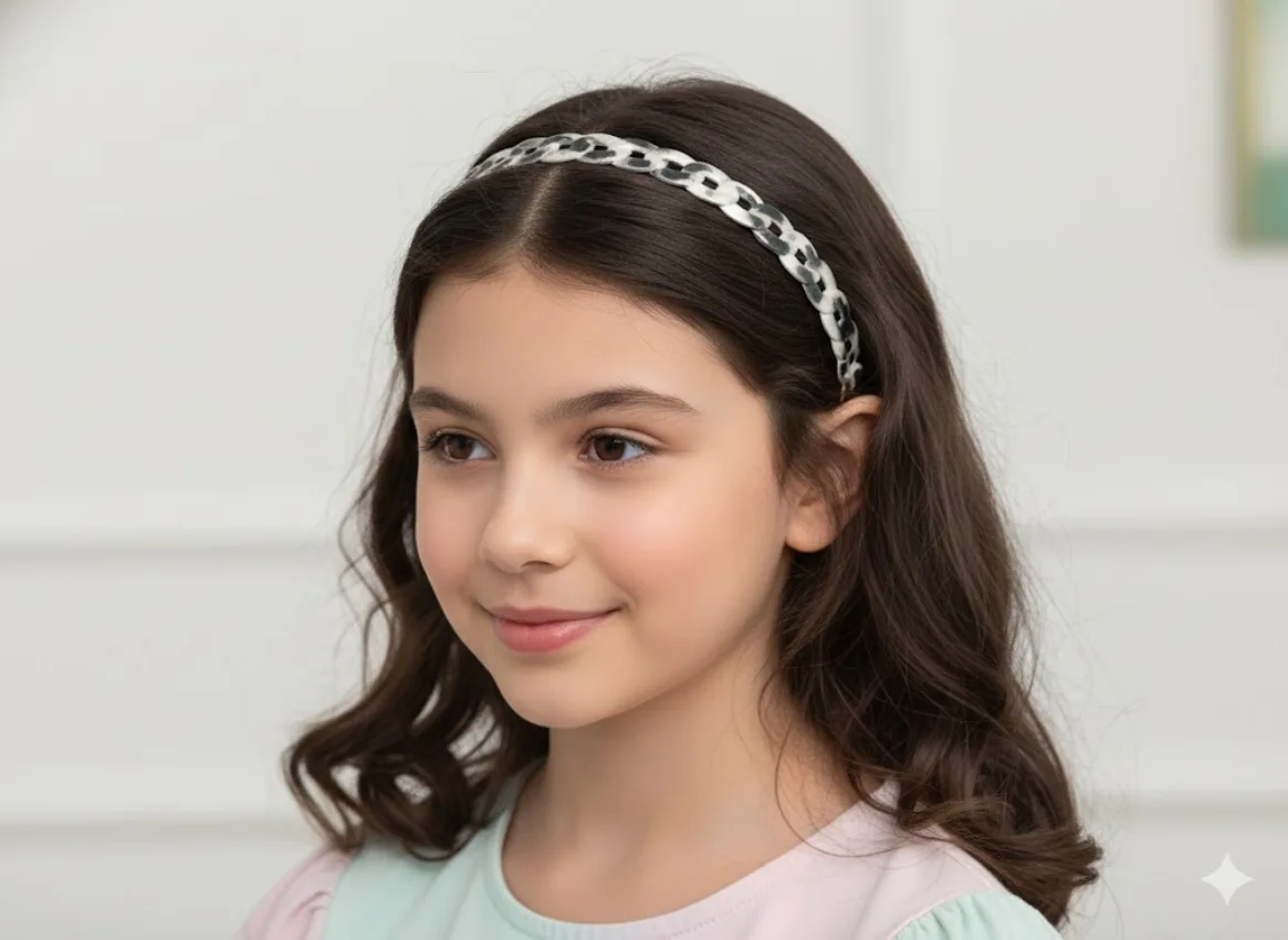 Silver Chain Link Headband
