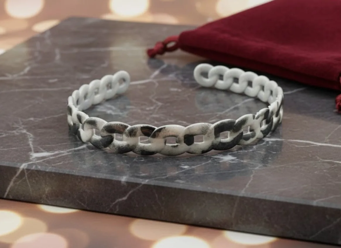 Silver Chain Link Headband