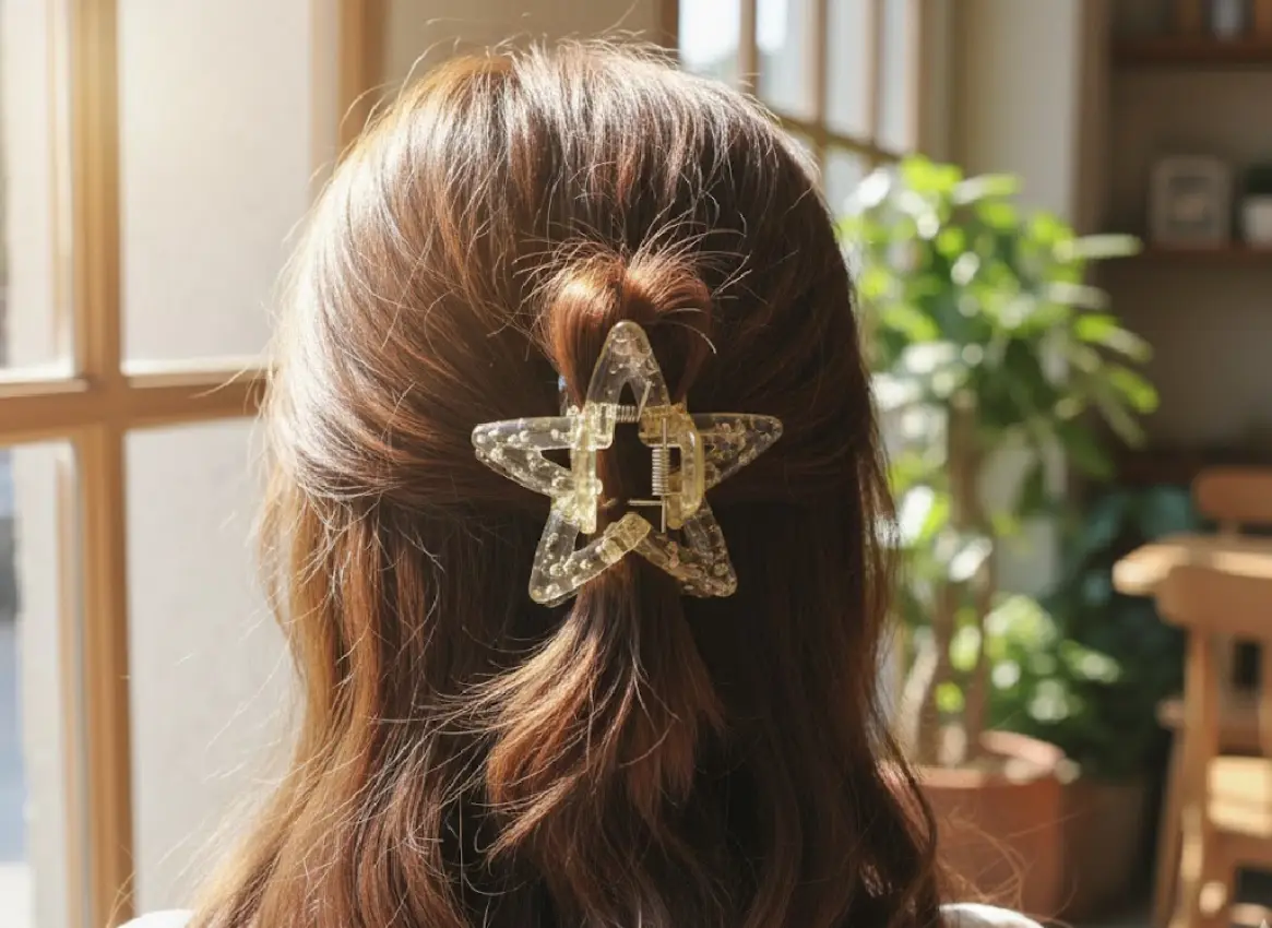 Star-Shaped Hair Clip