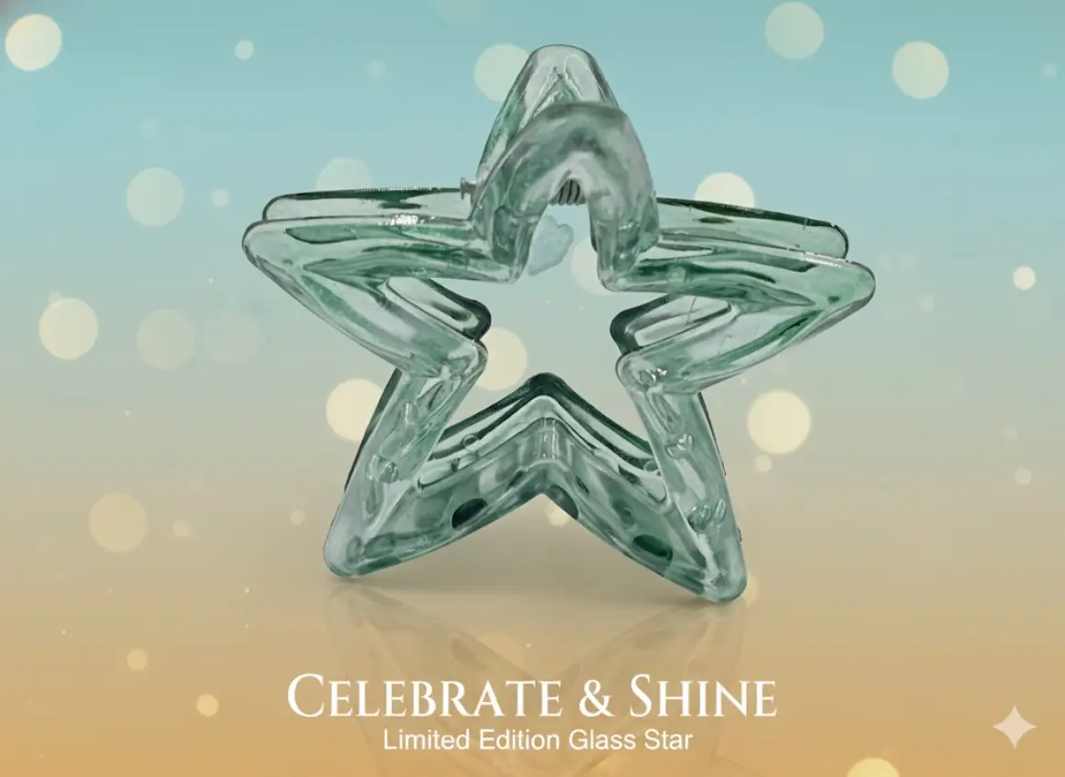 Limited Edition Glass Star