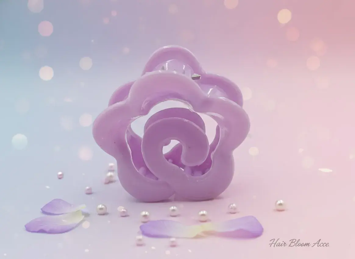 Floral Hair Claw Clip