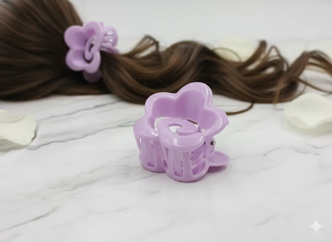 Floral Hair Claw Clip