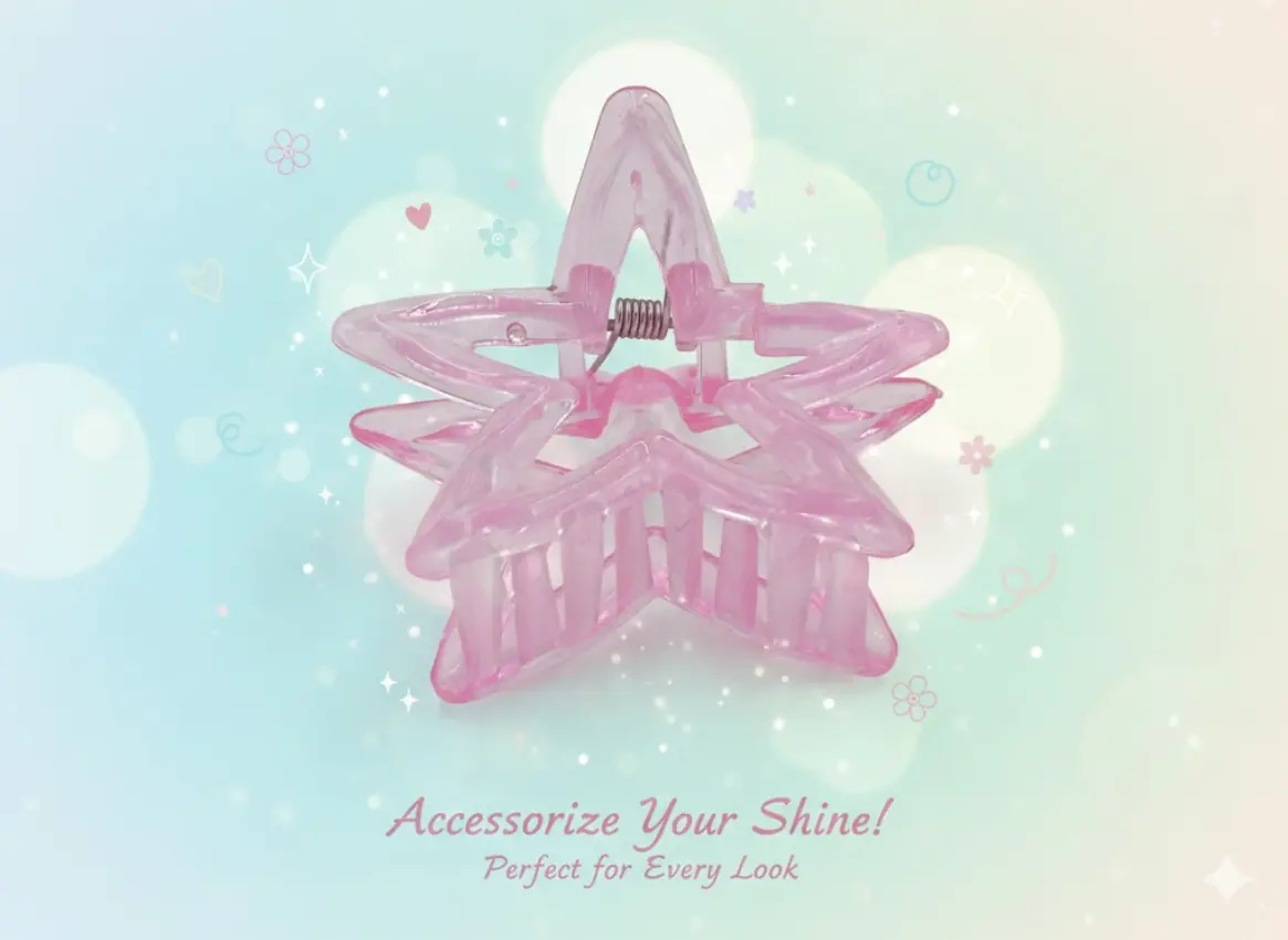Star-Shaped Hair Claw