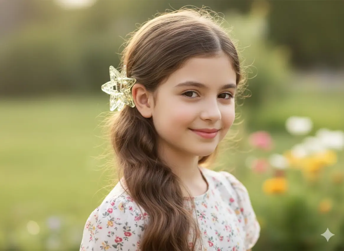 Star-Shaped Hair Clip