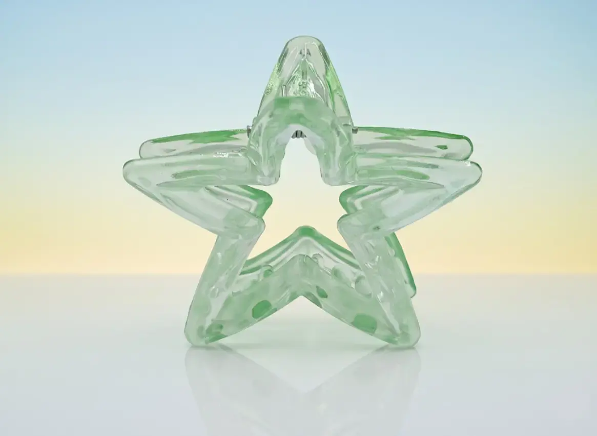 Star-Shaped Hair Claw Clip