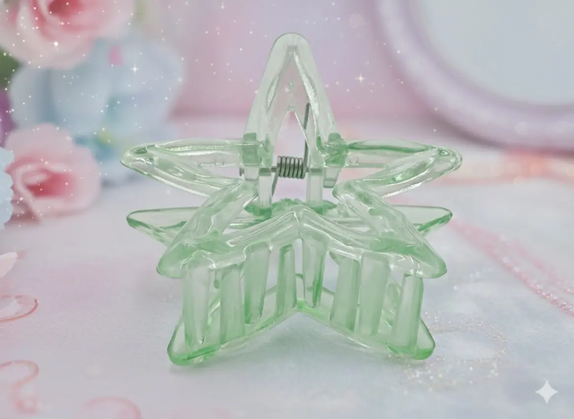Star-Shaped Hair Claw Clip