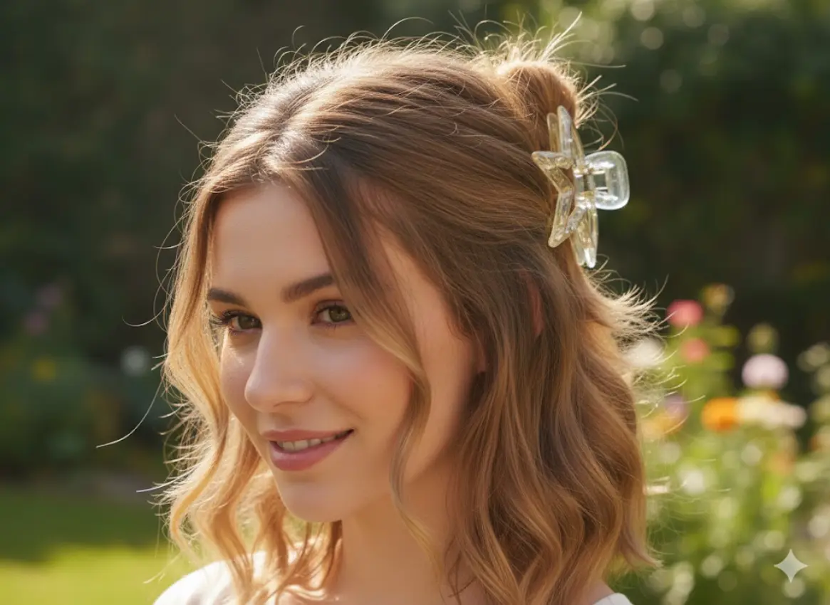 Star-Shaped Hair Clip