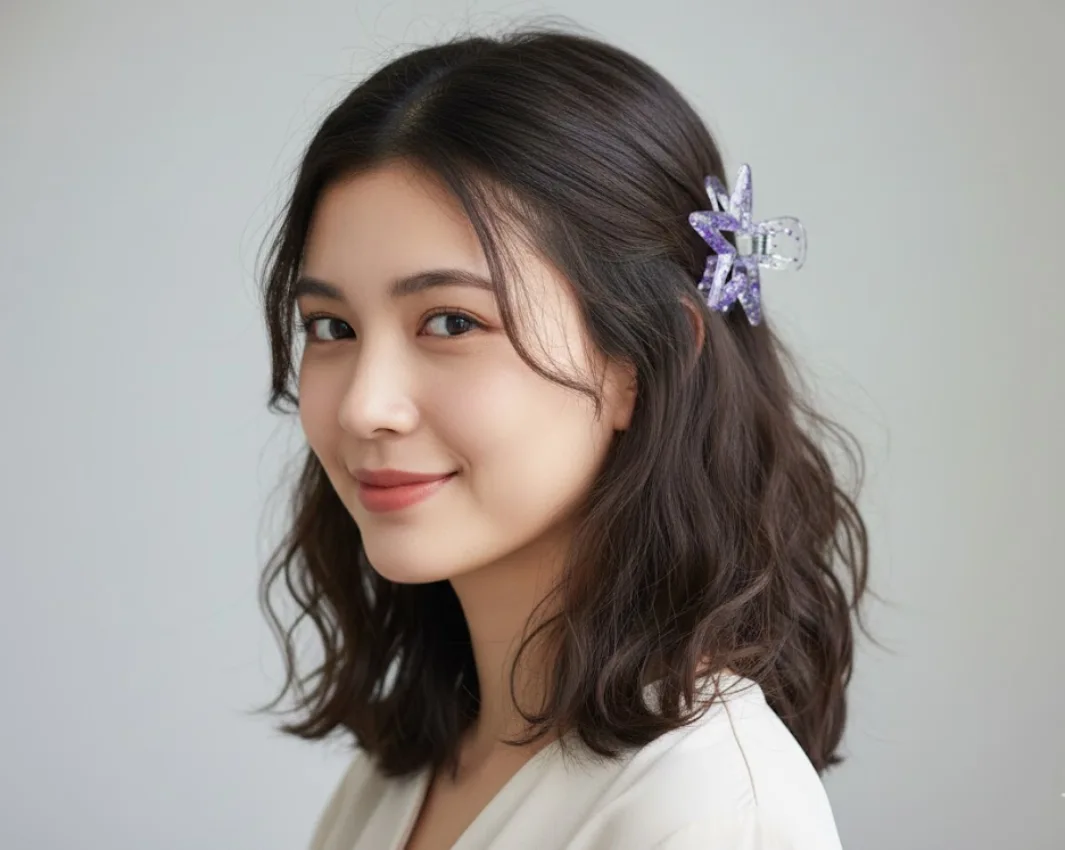 Star-Shaped Hair Clip