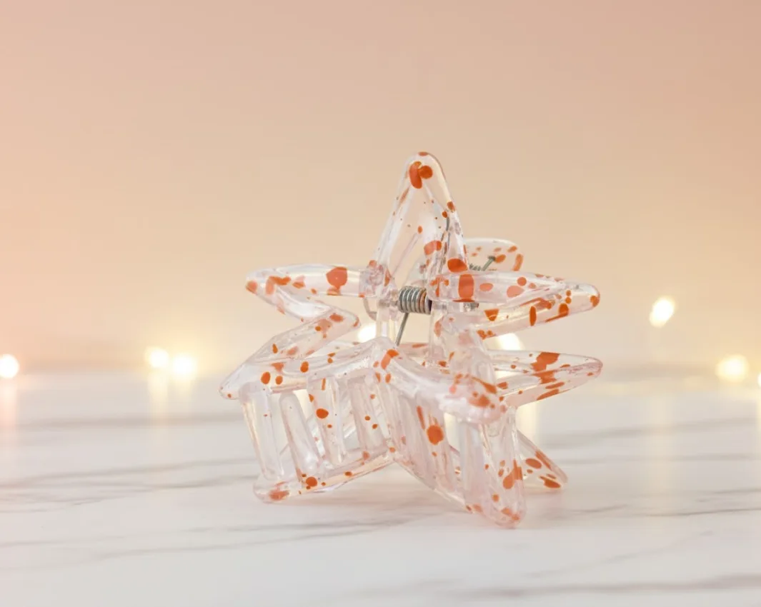 Star-Shaped Hair Claw Clip