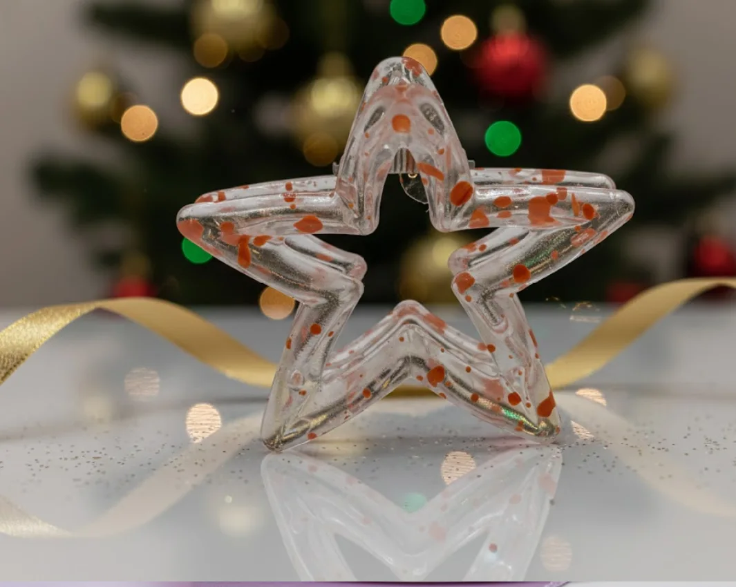Star-Shaped Hair Claw Clip
