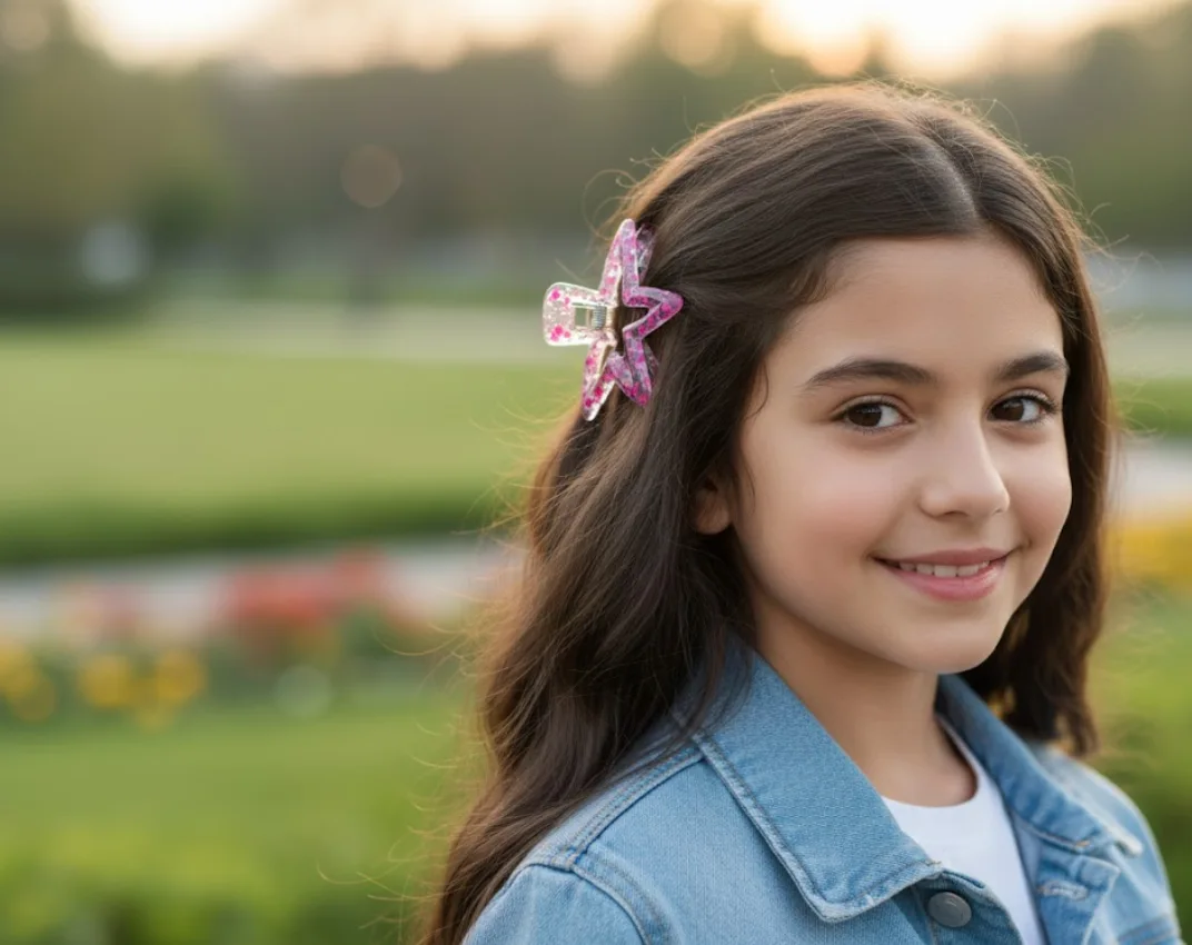 Star-Shaped Hair Clip