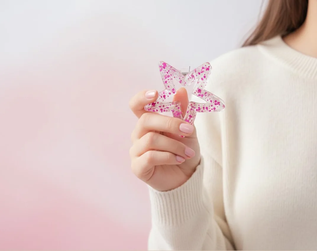 Star-Shaped Hair Clip