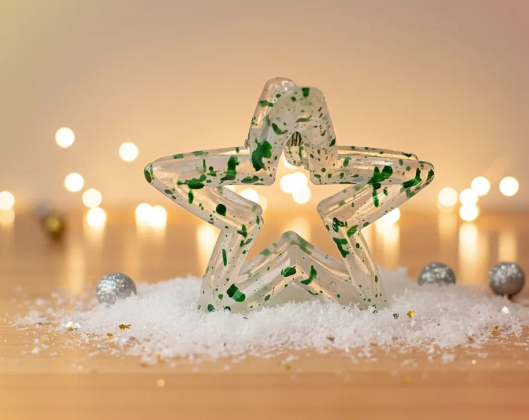 Star-Shaped Hair Claw Clip