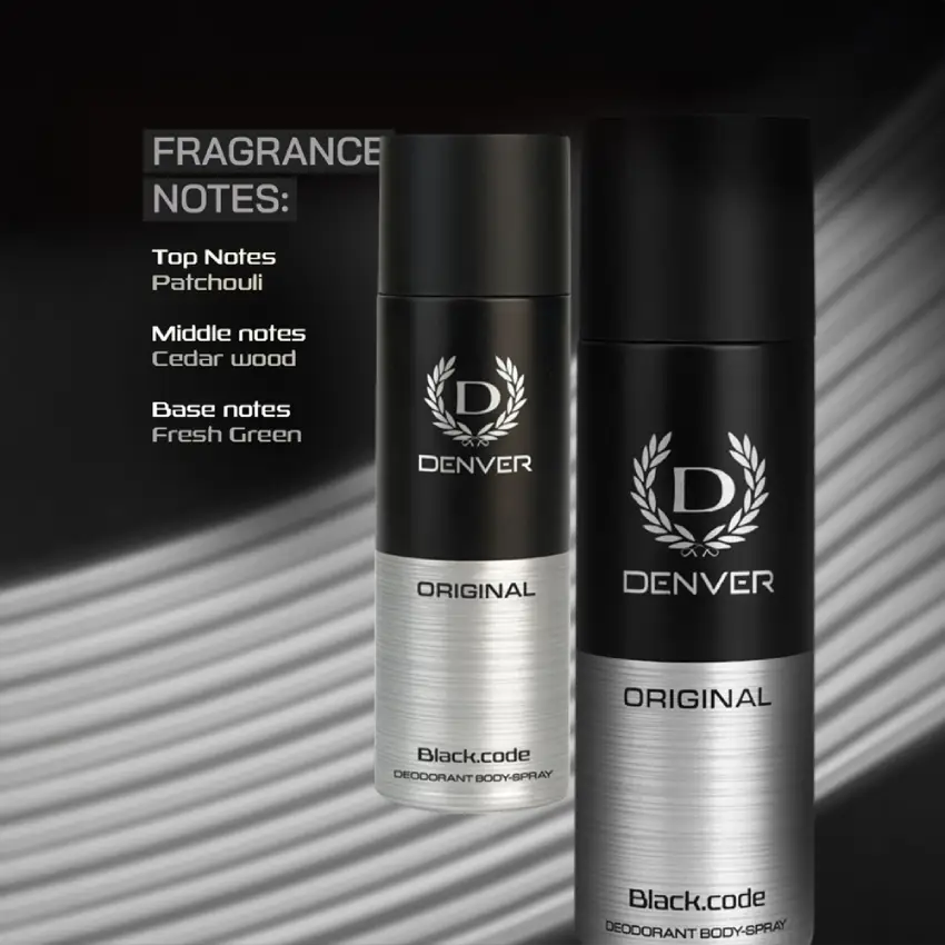 Denver Black Code Deodorant Body Spray