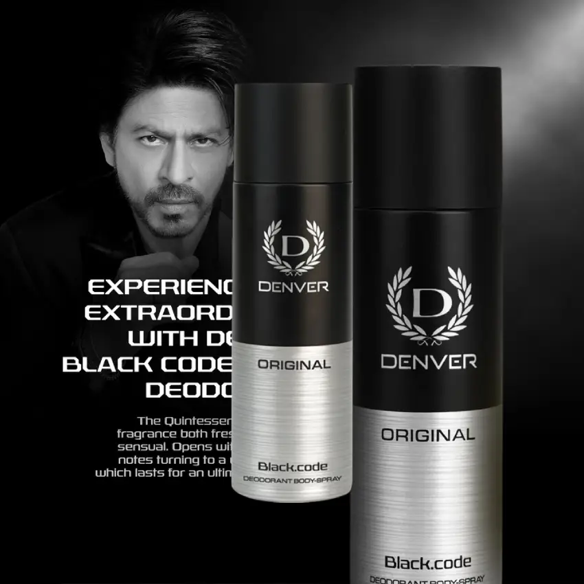 Denver Black Code Deodorant Body Spray