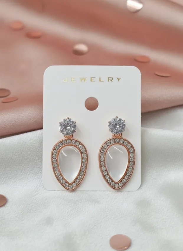 Crystal Teardrop Earrings