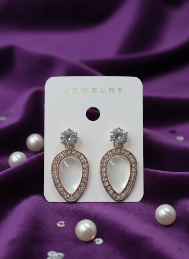 Crystal Teardrop Earrings