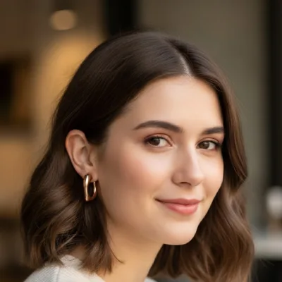 Samruddhi Fashion Hoop Earrings