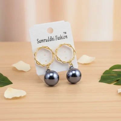 Samruddhi Fashion Geometric Drop Earrings
