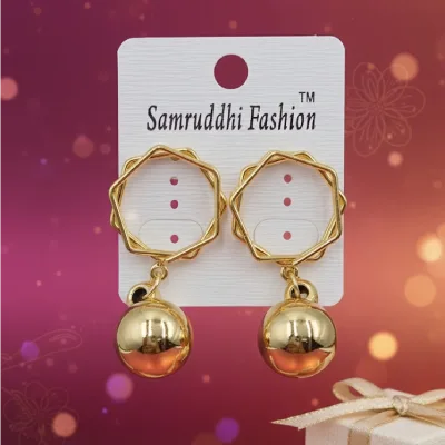 Samruddhi Fashion Gold Drop Earrings