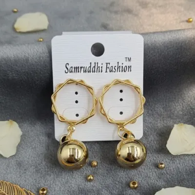 Samruddhi Fashion Gold Drop Earrings