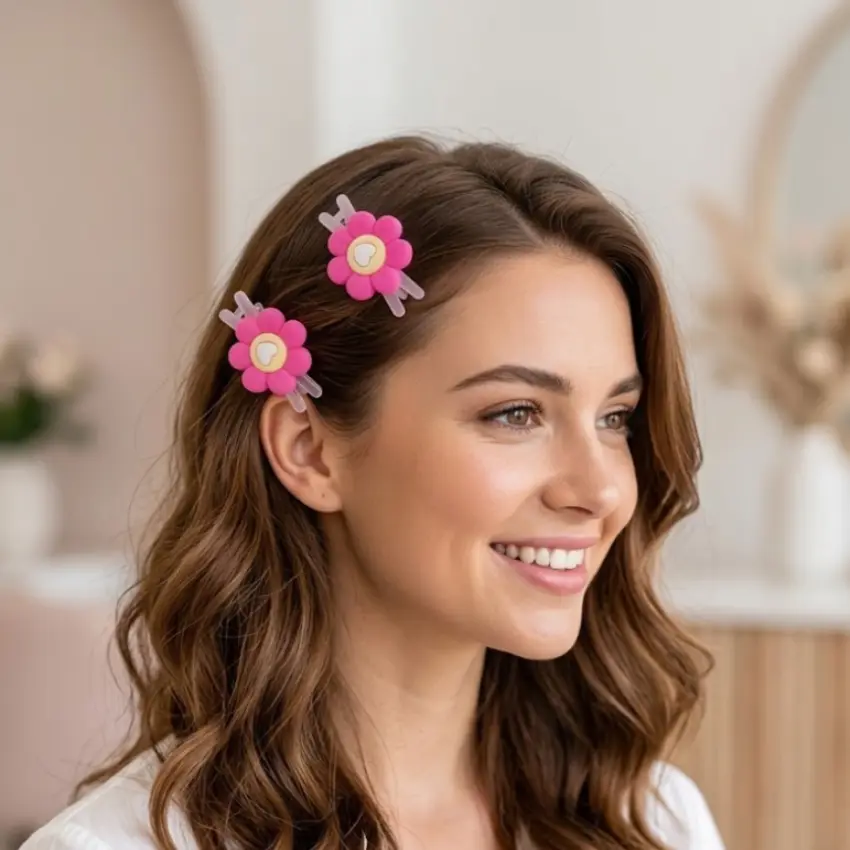 Flower Hair Clips