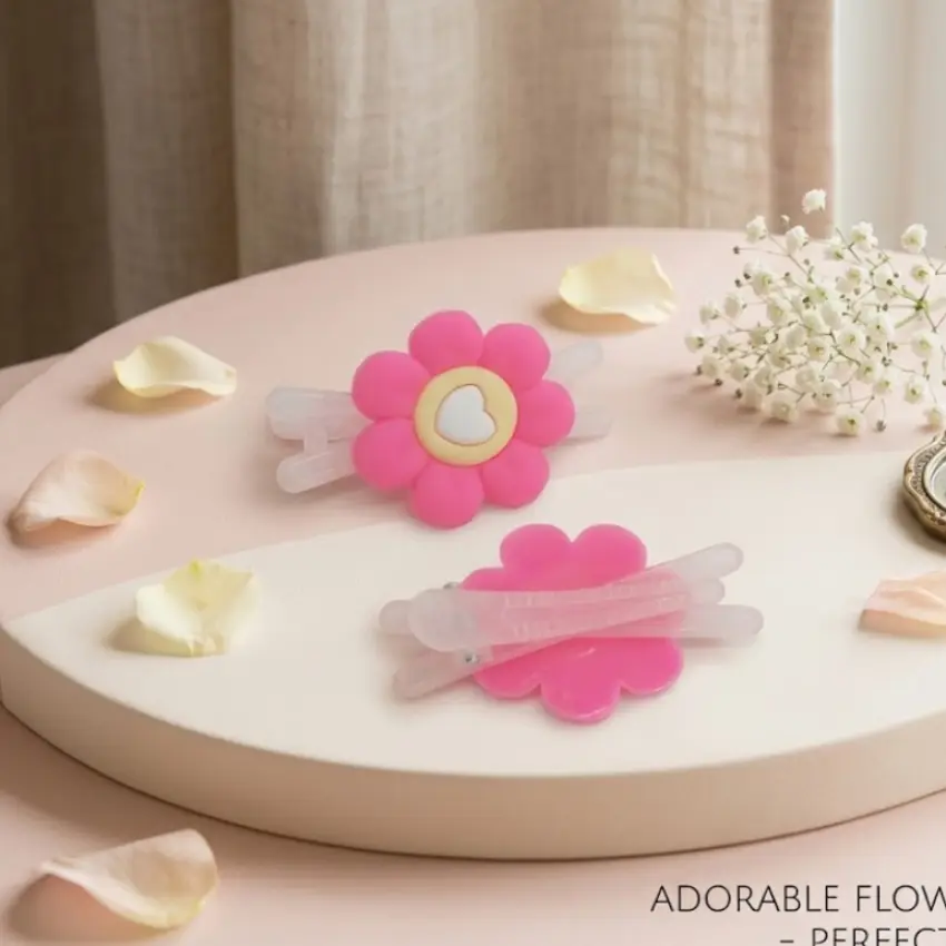 Flower Hair Clips
