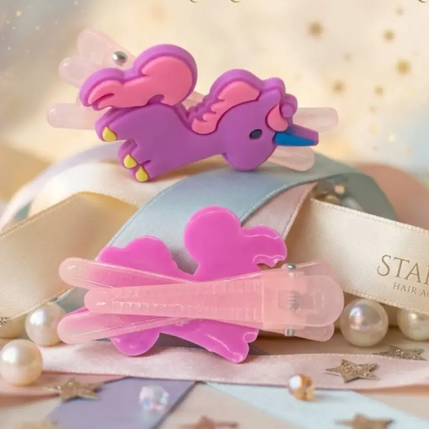Unicorn Hair Clips