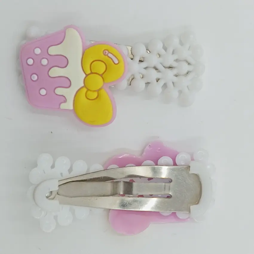 Cupcake Hair Clips
