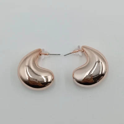 Curved Hoop Earrings