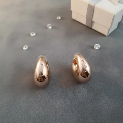 Curved Hoop Earrings